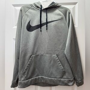 Nike Gray Hoodie - Large